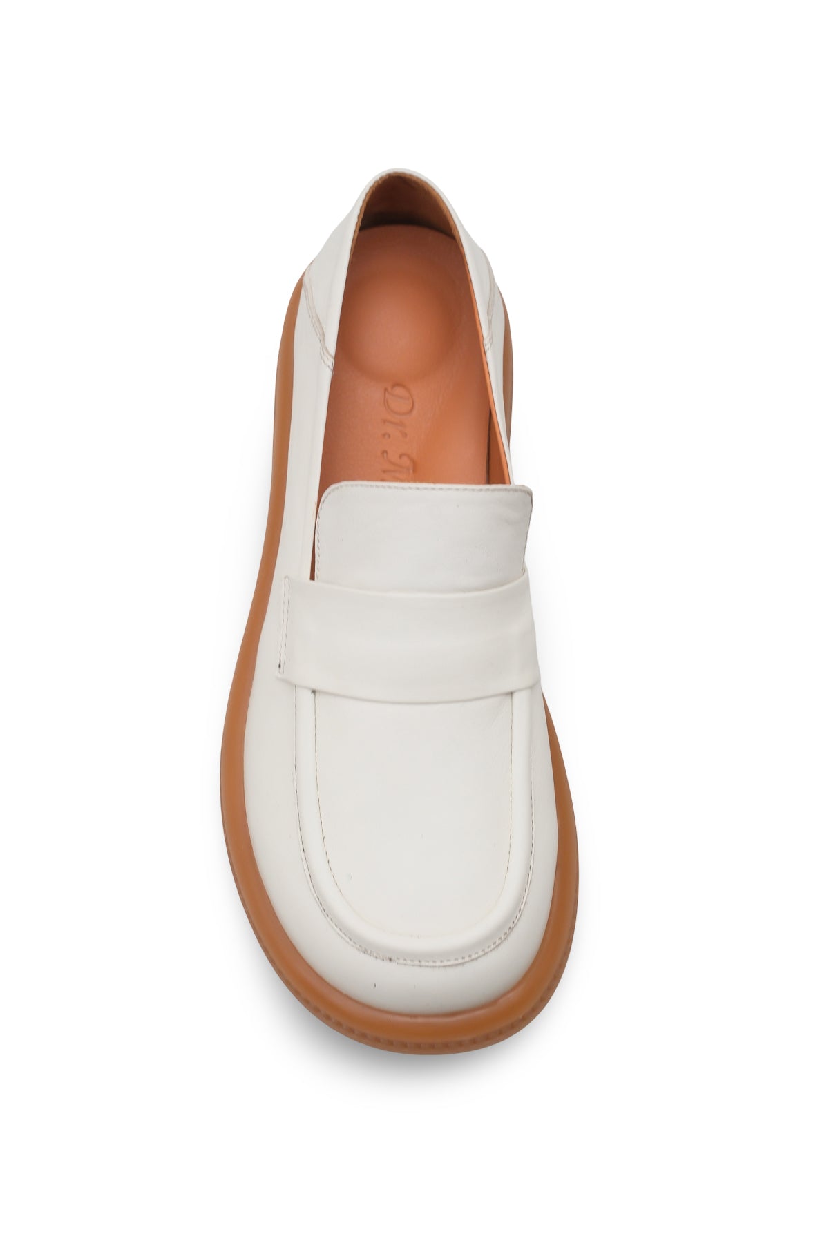 Kadın Varis Ayakkabısı – Günlük Loafer Konfor Model 105050 (Kırık Beyaz) | Handarte × Dr. Mery