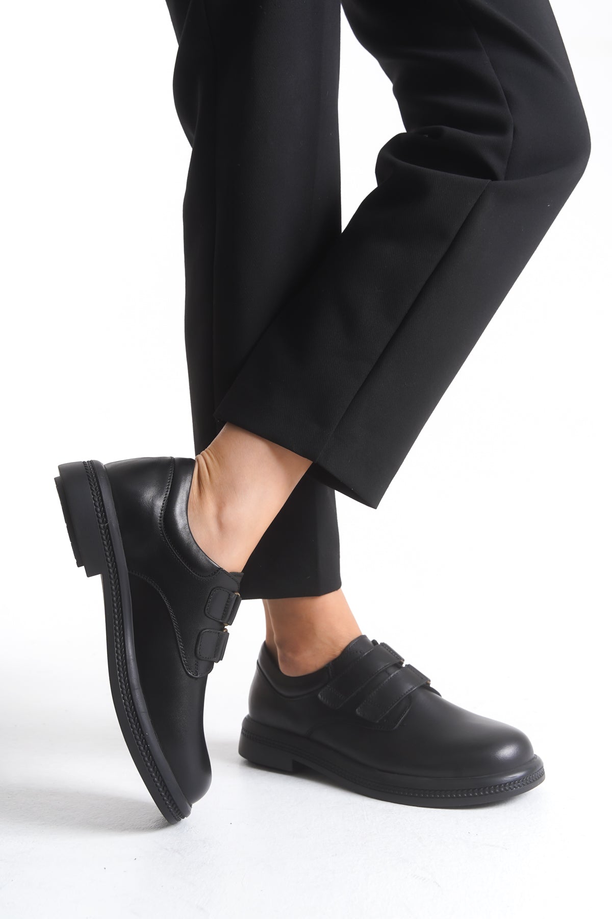 Kadın Varis Ayakkabısı – Çift Bantlı Comfort Model 105070 | Handarte × Dr. Mery