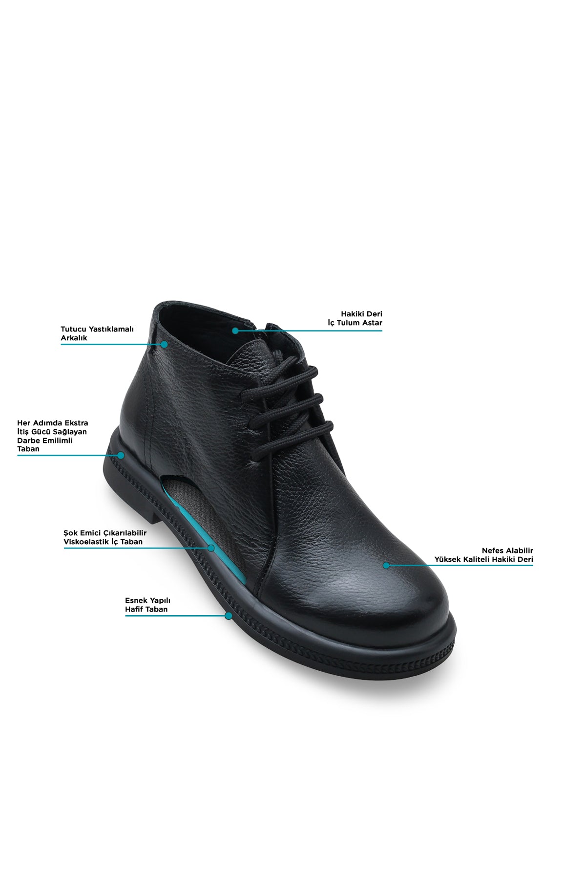 Kadın Varis Ayakkabısı – Günlük Bot Model 105510 | Handarte × Dr. Mery