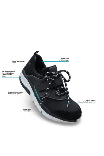 Kadın Varis Ayakkabısı – Bağcıklı Comfort Sneaker Model 106000 | Handarte × Dr. Mery