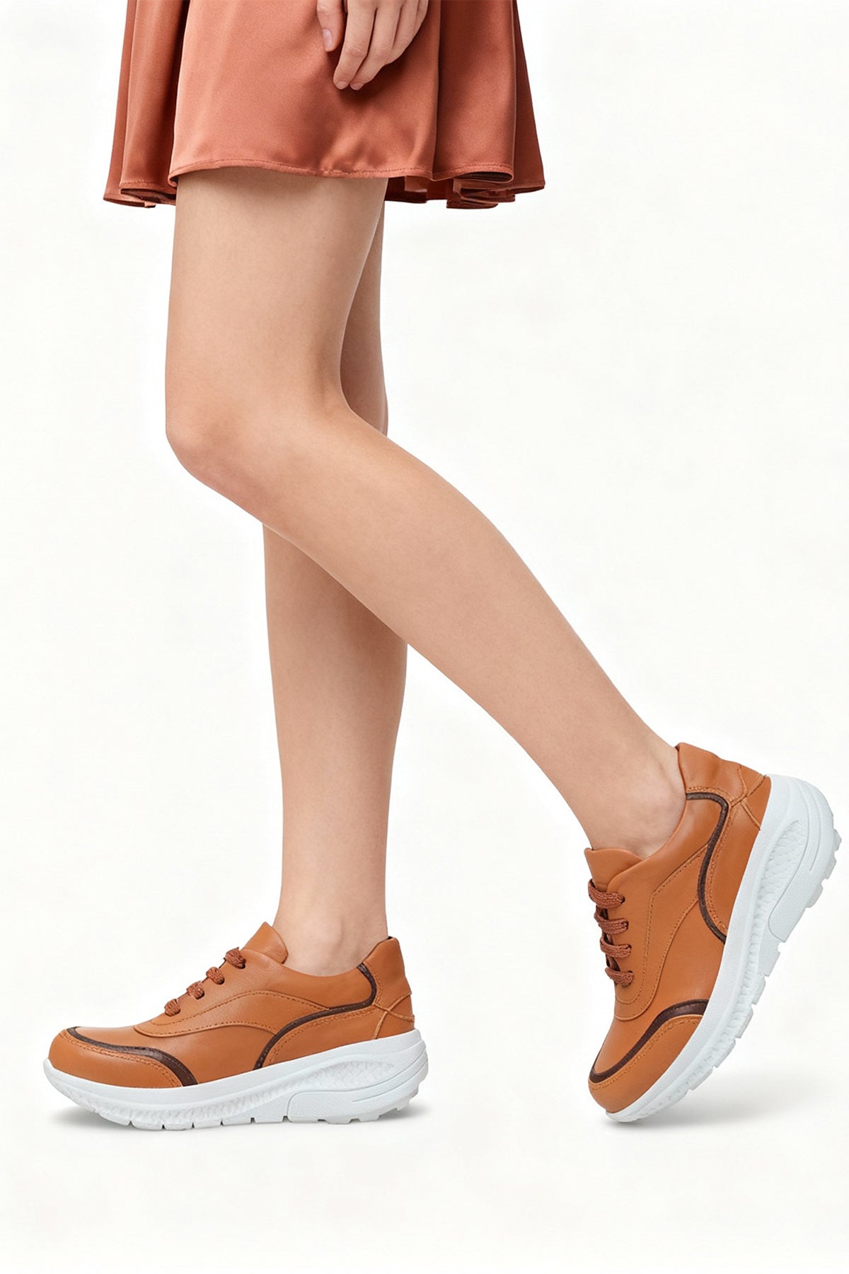 Kadın Varis Ayakkabısı – Kalın Taban Comfort Sneaker Model 106030 | Handarte × Dr. Mery