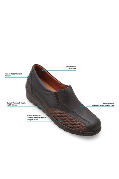 Kadın Halluks Valgus Ayakkabısı – Esnek Yan Panelli Konfor Ayakkabı 3013 | Handarte × Dr. Mery