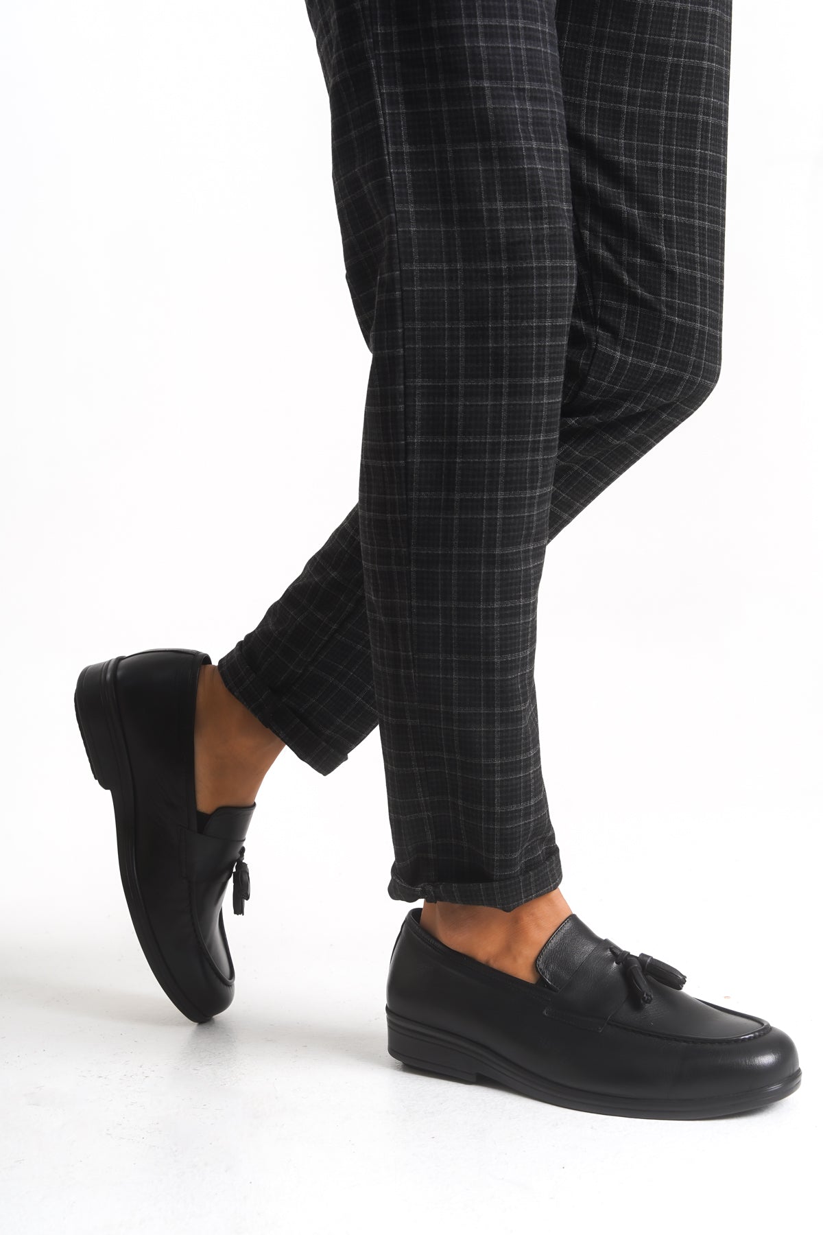 Erkek Varis Ayakkabısı – Püsküllü Mokasen Model V825050-P | Handarte × Dr. Mery