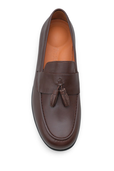 Erkek Varis Ayakkabısı – Püsküllü Mokasen Model V825050-P | Handarte × Dr. Mery