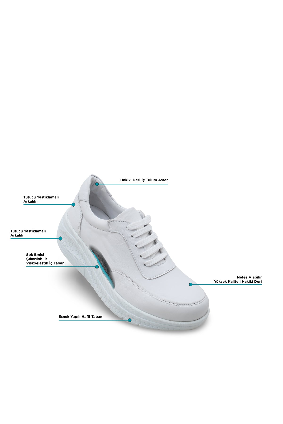 Erkek Varis Ayakkabısı – Bağcıklı Konfor Sneaker V829020 | Handarte × Dr. Mery