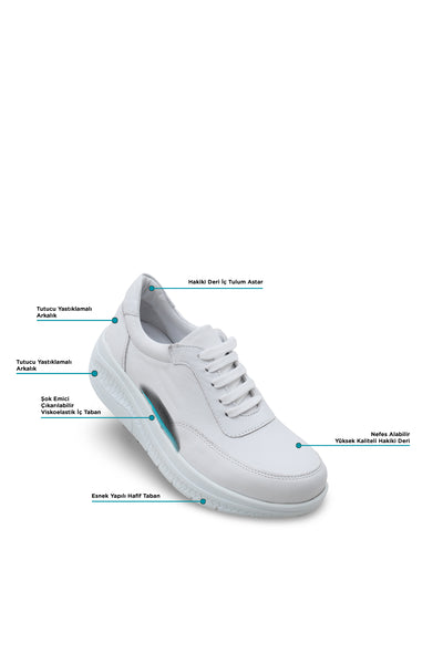 Erkek Varis Ayakkabısı – Bağcıklı Konfor Sneaker V829020 | Handarte × Dr. Mery