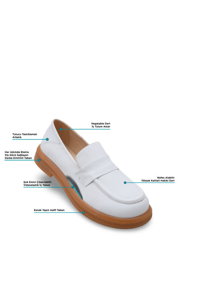 Kadın Diyabet Ayakkabısı – Mokasen (Penny) D105050 | Handarte × Dr. Mery