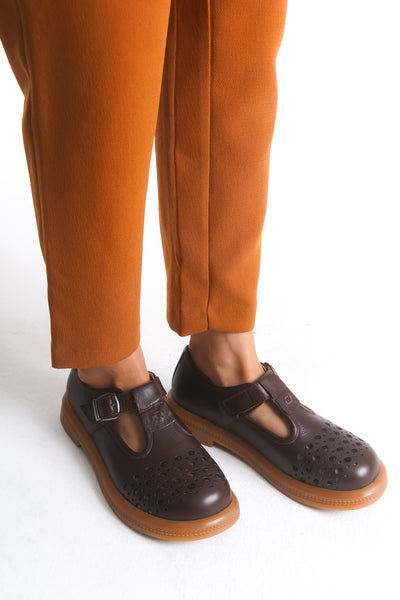 Kadın Diyabet Ayakkabısı – Tokalı Delikli Mary Jane D105120 | Handarte × Dr. Mery