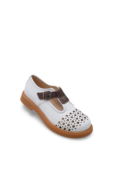 Kadın Diyabet Ayakkabısı – Tokalı Delikli Mary Jane D105120 | Handarte × Dr. Mery