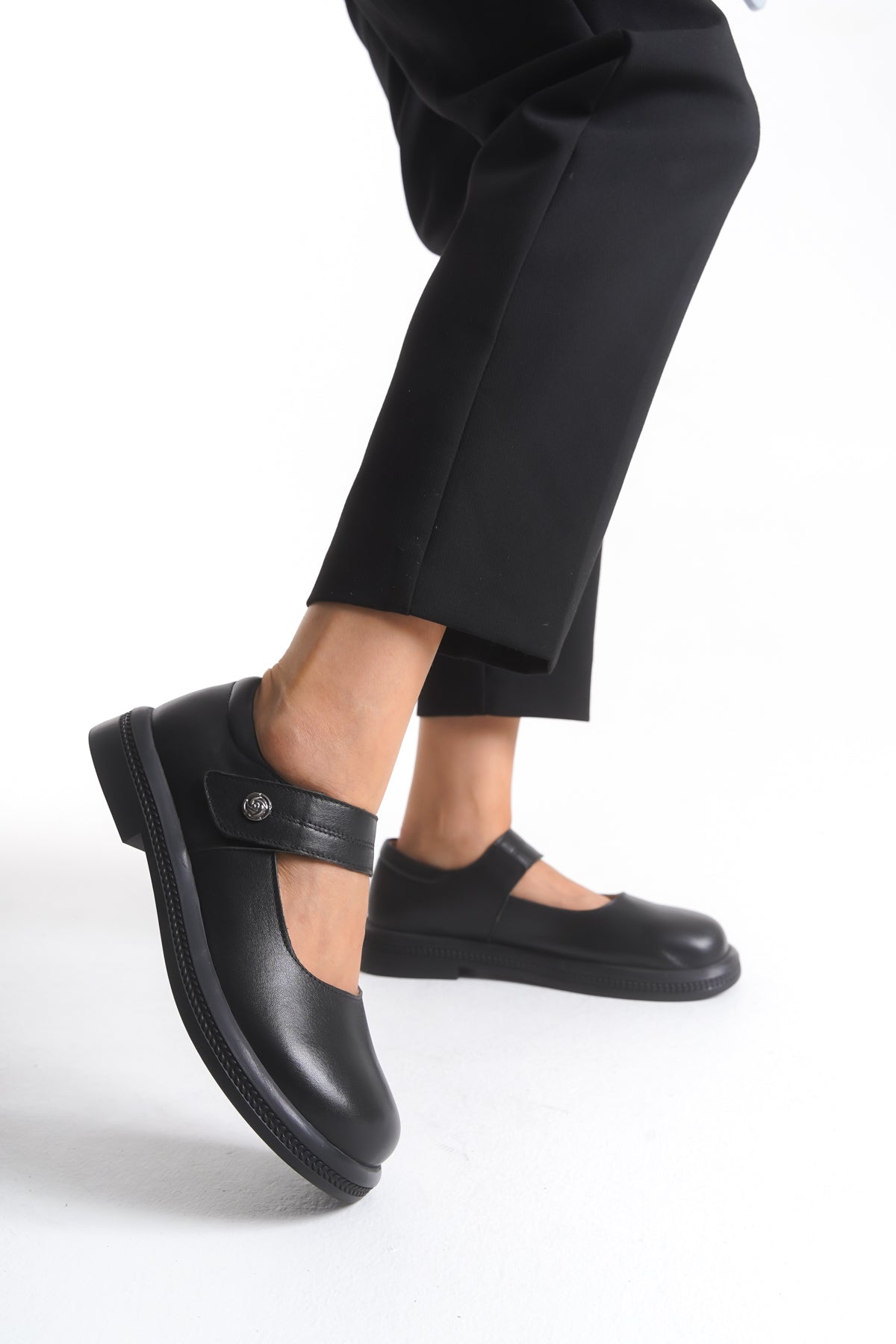 Kadın Diyabet Ayakkabısı – Mary Jane (Bantlı) D105130 | Handarte × Dr. Mery