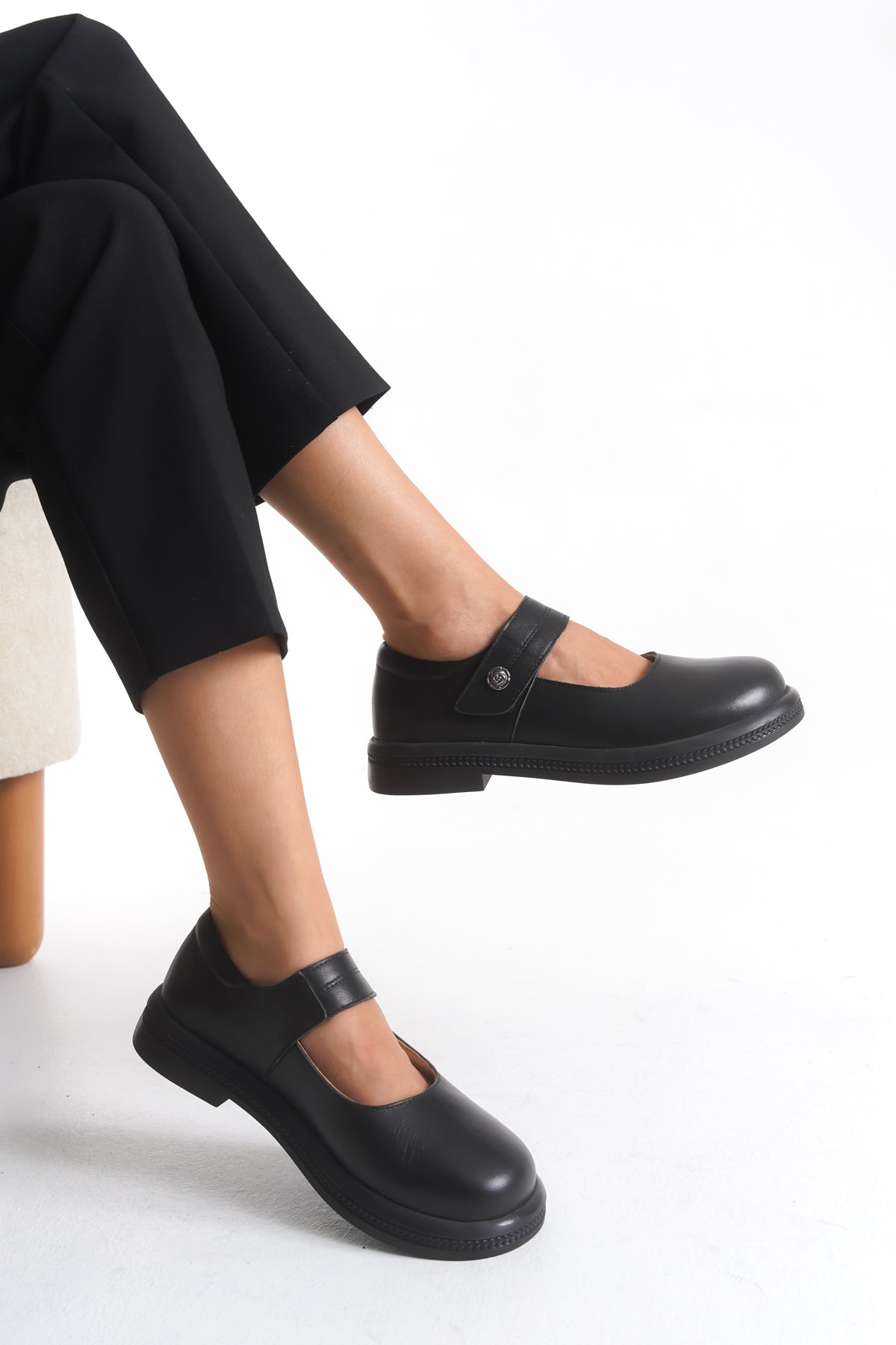 Kadın Diyabet Ayakkabısı – Mary Jane (Bantlı) D105130 | Handarte × Dr. Mery