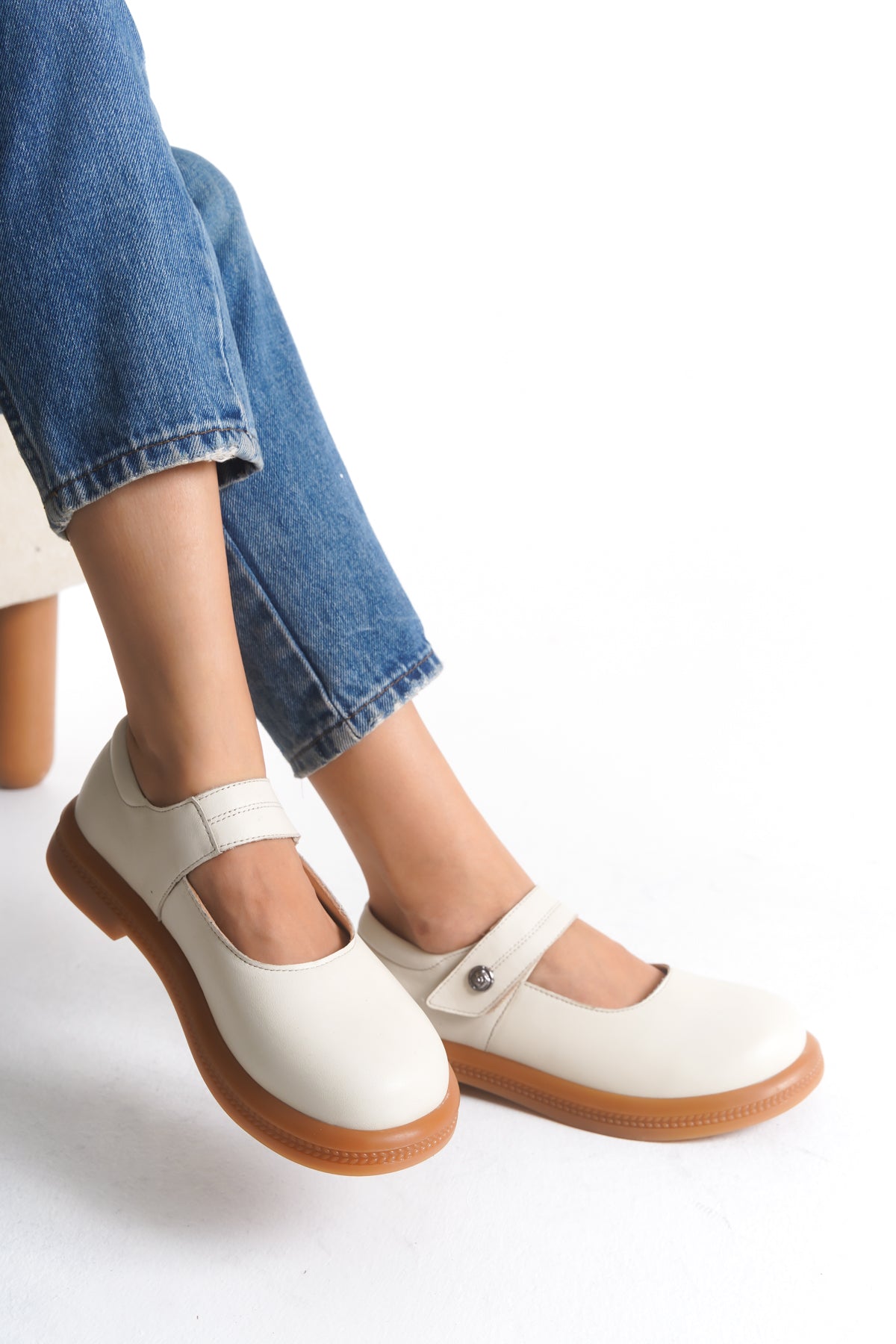 Kadın Diyabet Ayakkabısı – Mary Jane (Bantlı) D105130 | Handarte × Dr. Mery