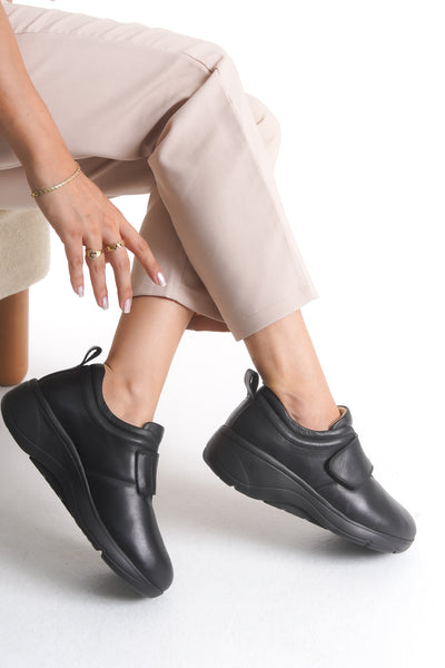 Kadın Diyabet Ayakkabısı – Ayarlanabilir Tek Bantlı Konfor Sneaker D107000 | Handarte × Dr. Mery