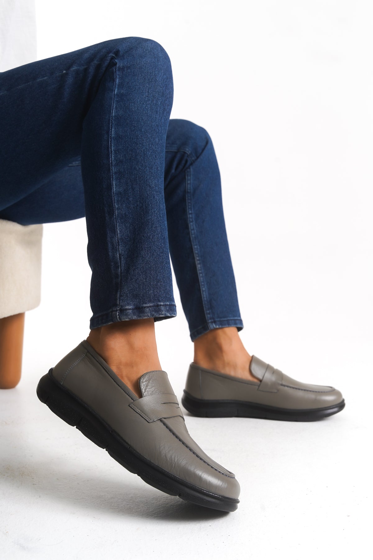 Erkek Diyabet Loafer (Penny) – Konfor Tabanlı D827100 | Handarte × Dr. Mery