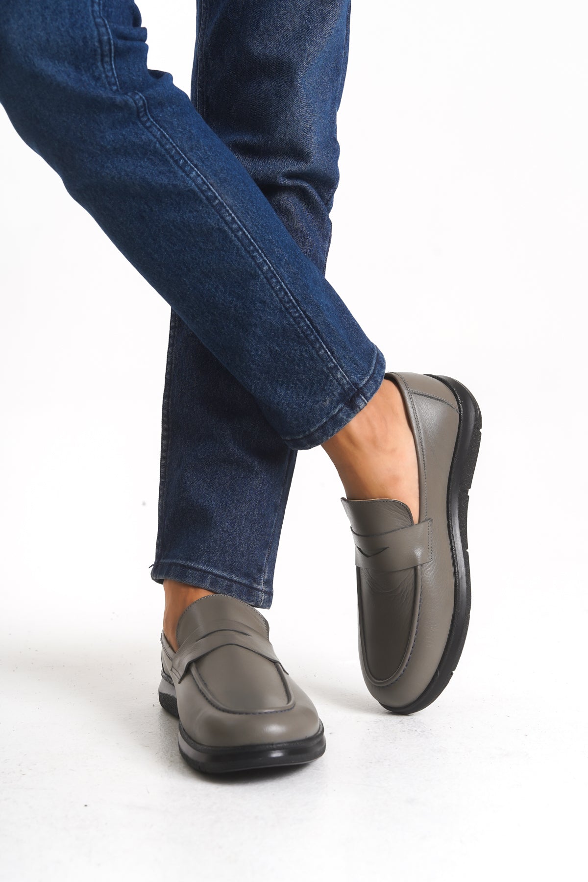 Erkek Diyabet Loafer (Penny) – Konfor Tabanlı D827100 | Handarte × Dr. Mery
