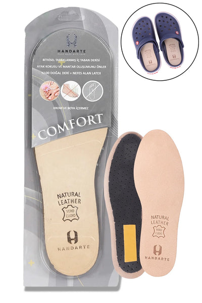 Terliklere Özel Comfort Deri Tabanlık