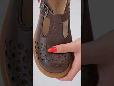 Kadın Diyabet Ayakkabısı – Tokalı Delikli Mary Jane D105120 | Handarte × Dr. Mery